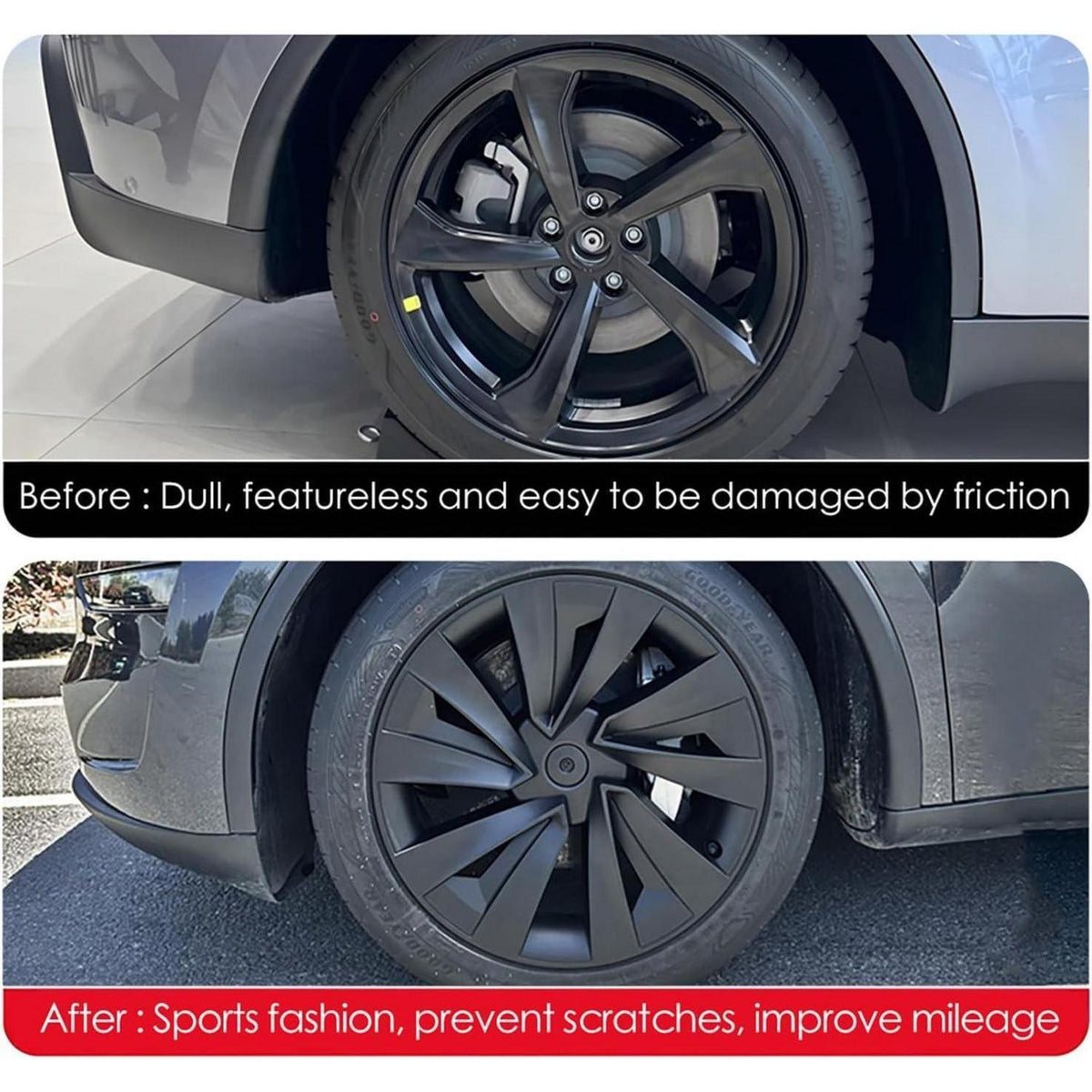 Radkappen Tesla Model Y Juniper 19 Zoll Schwarz