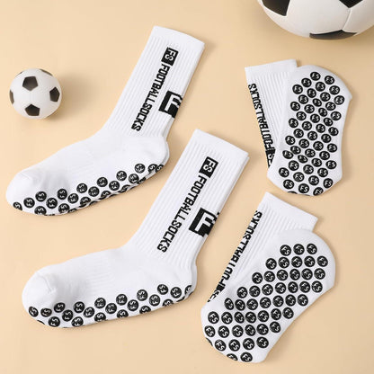 Fußballsocken mit Anti-Rutsch-Grip für Damen & Herren, 3 Paar
