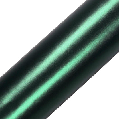 Dunkelgrüne Matt Metallic Autofolie mit Luftkanälen (3M x 152cm)