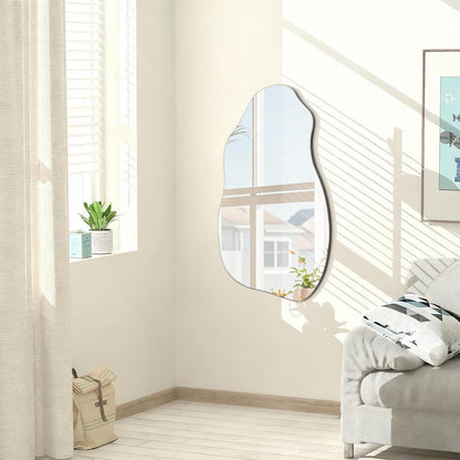 Asymmetrischer Wandspiegel – Moderner Deko Spiegel 60x35 cm