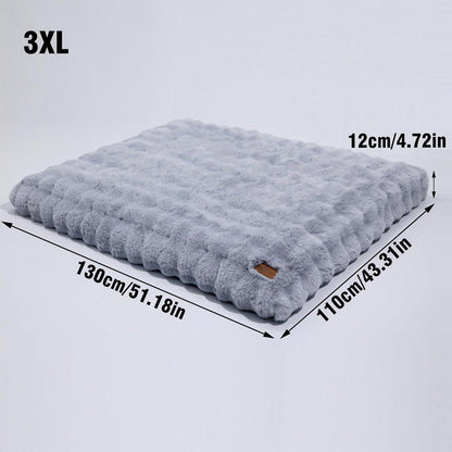 XXXL Hundebett flauschig & waschbar – 130x110x12 cm