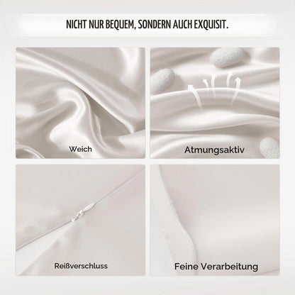 Maulbeerseide Kissenbezug 2er Set für Gedächtnisschaumkissen