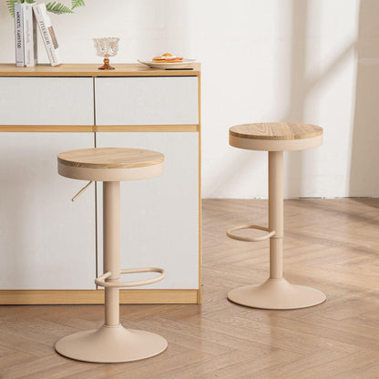 YOUNIKE Barhocker 2er Set, Höhenverstellbar & Schwenkbar