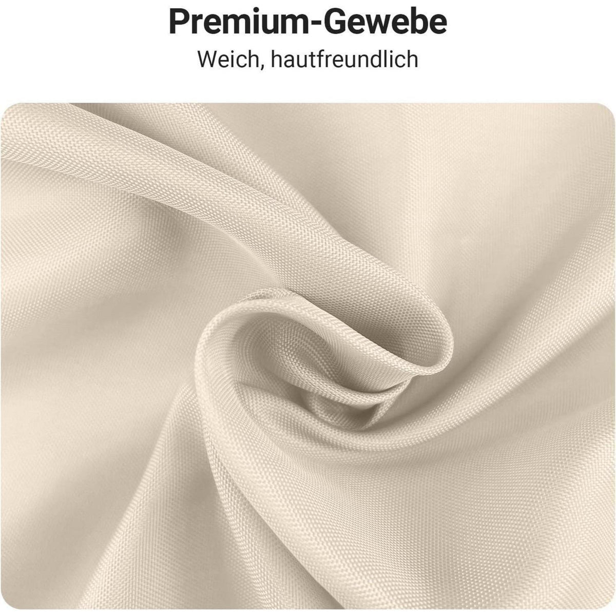 Duschvorhang Beige 80x200 cm Textil Wasserabweisend Waschbar