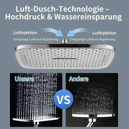 12 Zoll Regendusche mit Anti-Kalk-Düsen & Wassersparend