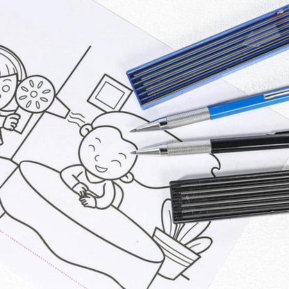 2mm Druckbleistift-Set | 36 Farben | Zum Zeichnen & Schreiben