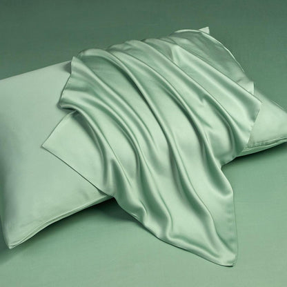 Bettwäsche-Set Bambus Grün 220x240 cm + 2x 80x80 cm