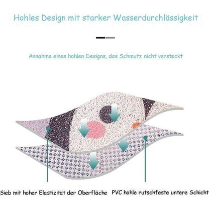 Rutschfeste Duschmatte 130x150 cm – Modern & Komfortabel