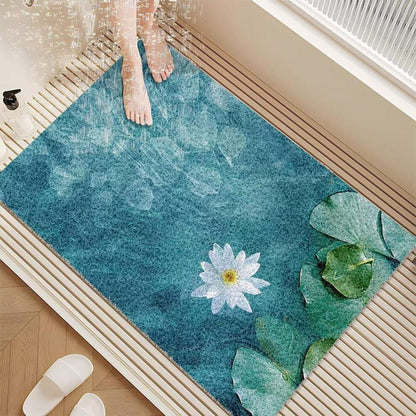 Rutschmatte Dusche 140x140 cm – Antirutsch, Modern & Ablaufloch