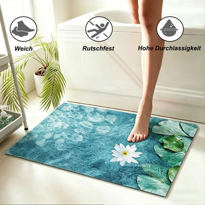 Rutschmatte Dusche 80x150 cm – Antirutsch, Modern & Ablaufloch