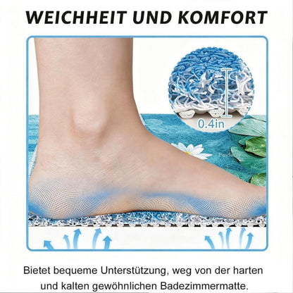 Rutschmatte Dusche 150x150 cm – Antirutsch, Modern & Ablaufloch