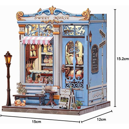 Puppenhaus Bausatz "Sweet Marie" – 3D Puzzle Buchregal Dekoration