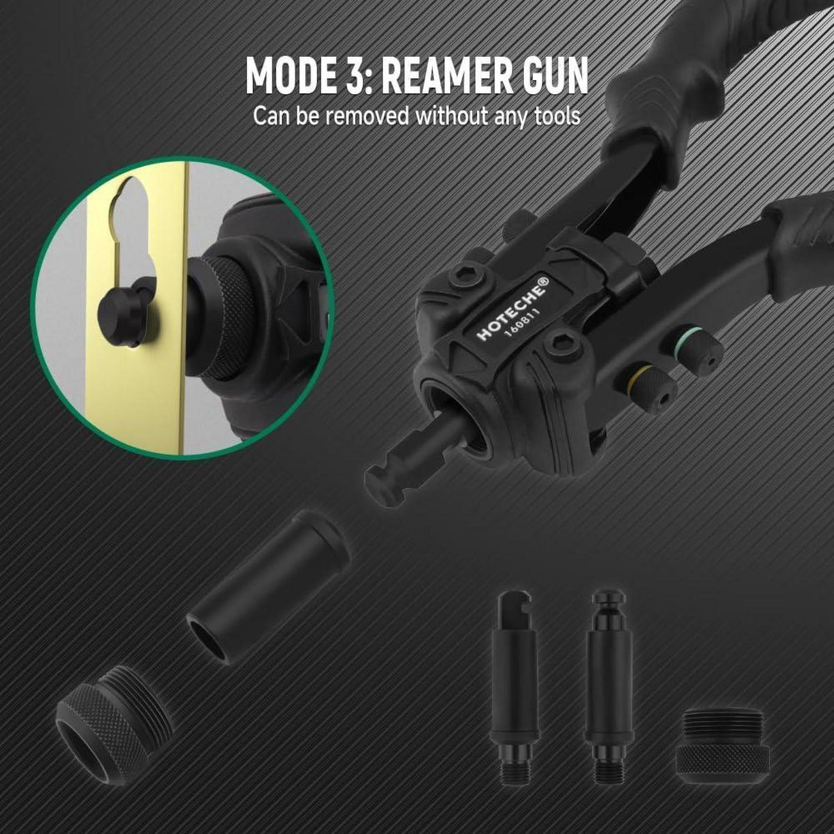 Nietmutternzange Set M3-M10 mit Zubehör