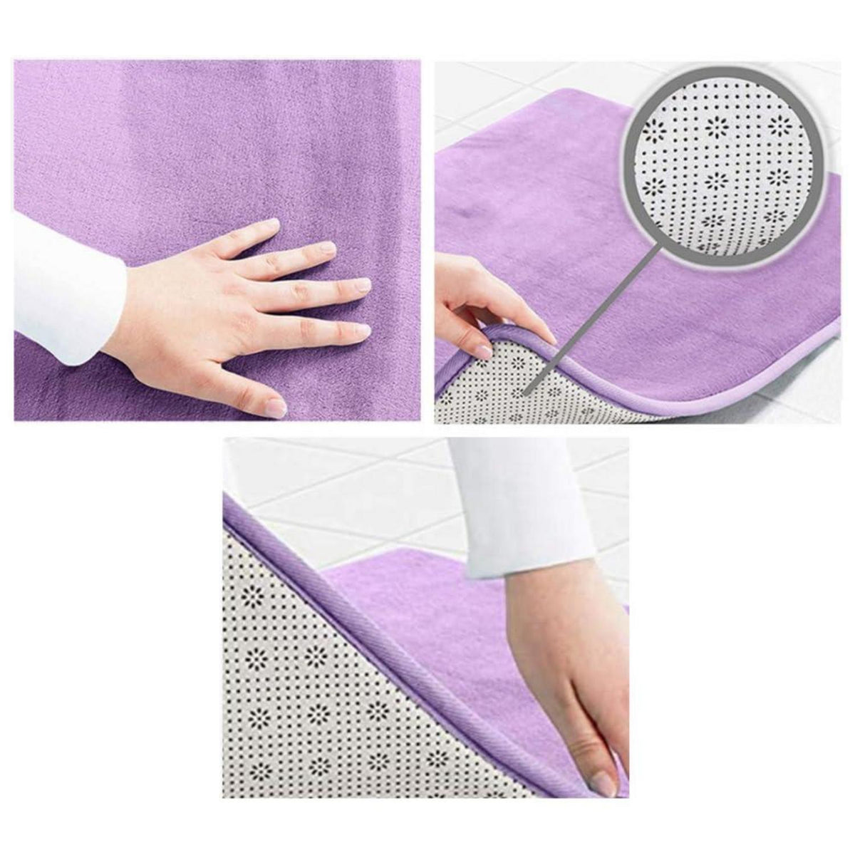 Runder Korallensamt Teppich – Rutschfest & Waschbar, Beige 200cm
