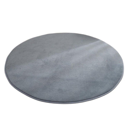 Runder Korallensamt Teppich – Rutschfest & Waschbar, 180cm