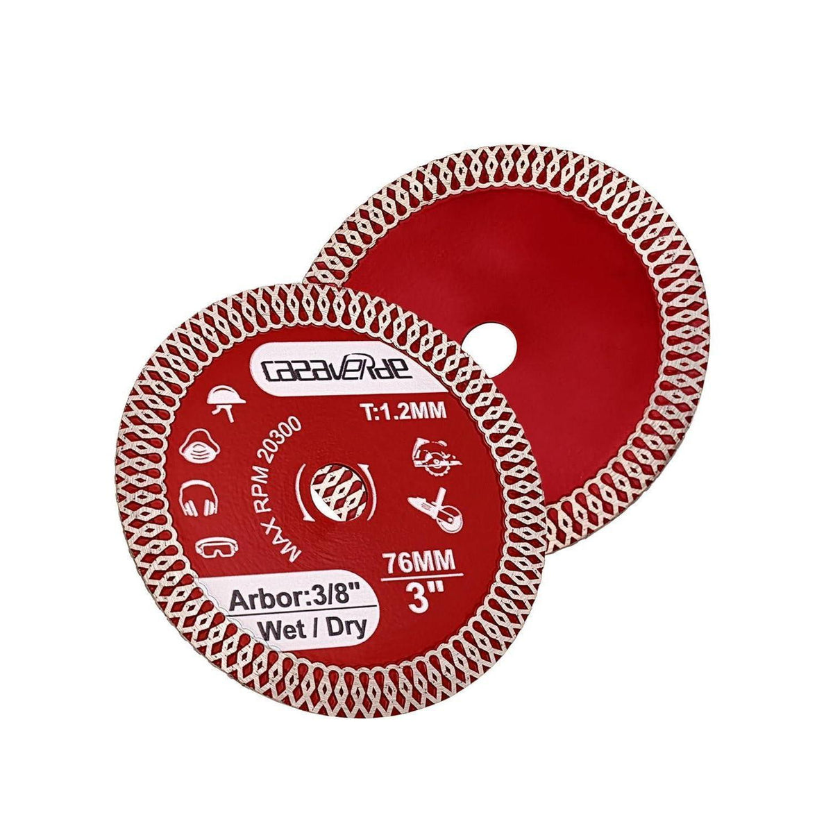 Diamantscheibe 76mm extra dünn für Fliesen & Stein