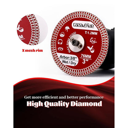 Diamantscheibe 76mm extra dünn für Fliesen & Stein