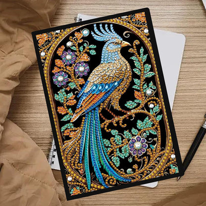 Diamond Painting Notizbuch Papagei – A5 Skizzenbuch Journal