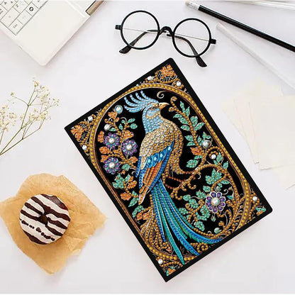 Diamond Painting Notizbuch Papagei – A5 Skizzenbuch Journal