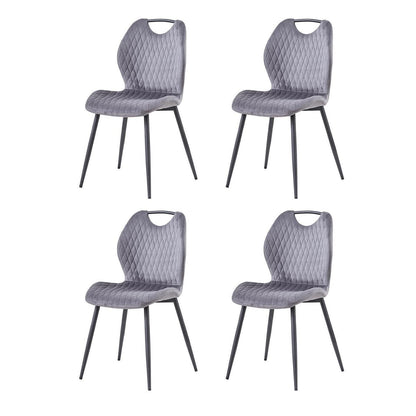 Graue Esszimmerstühle 4er-Set | Modern & Bequem