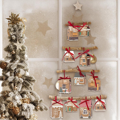 DIY Adventskalender Häuser zum Befüllen mit Zubehör