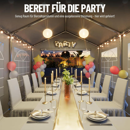 Pavillon 3x4m mit Seitenwänden – Dein Partyzelt für Grill & mehr