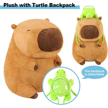XXL Capybara Kuscheltier 65cm - Weiches Plüschkissen Stofftier