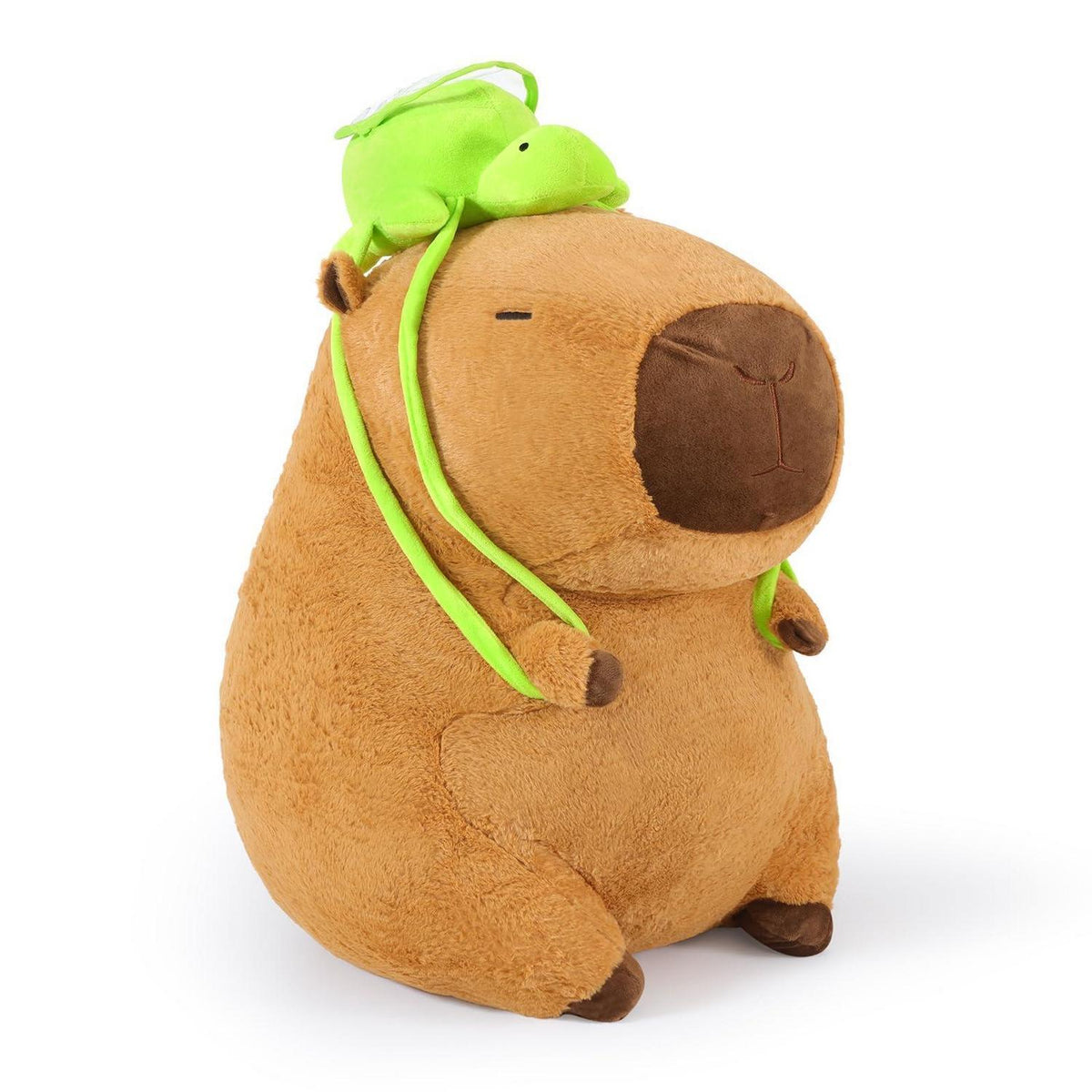 XXL Capybara Kuscheltier 90cm - Weiches Plüschkissen Stofftier