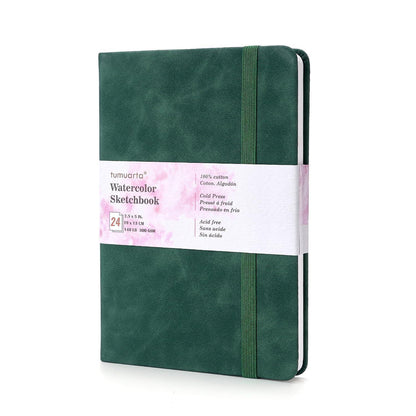Aquarell Skizzenbuch 19x13 cm, 24 Blatt, 300g Baumwolle