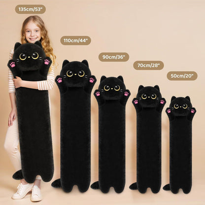 Langes Katzen-Körperkissen – Ultraweich & Kuschelig 110 cm