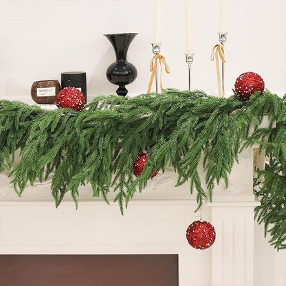3.6m Tannengirlande Künstlich – Weihnachtliche Deko für Haus & Garten
