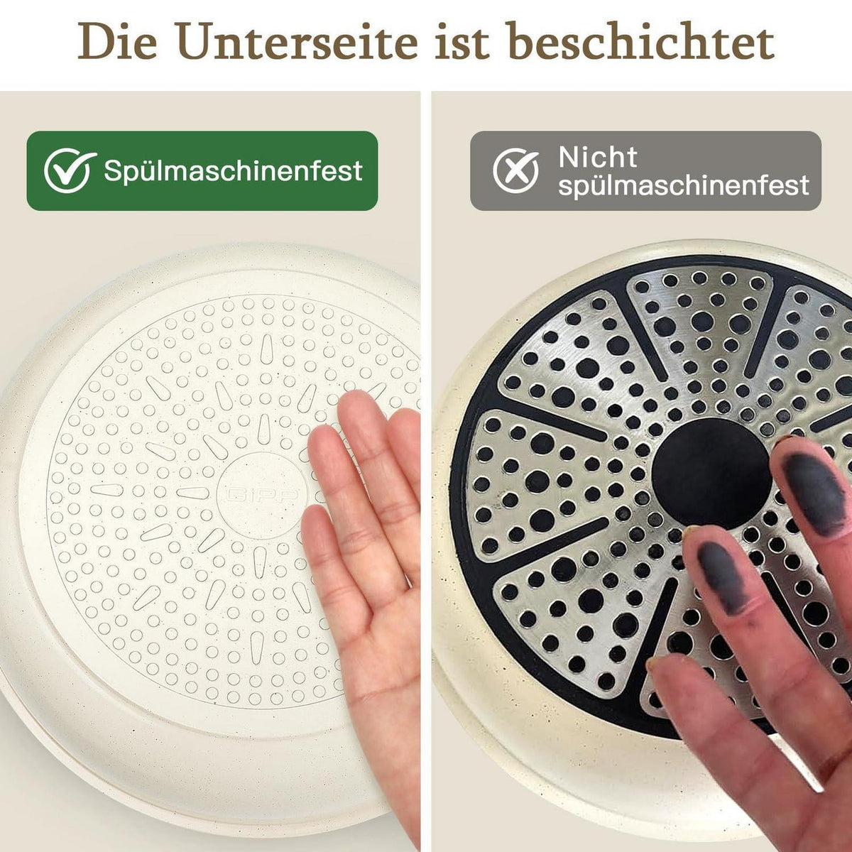 15-teiliges Granit Topfset mit Antihaftbeschichtung
