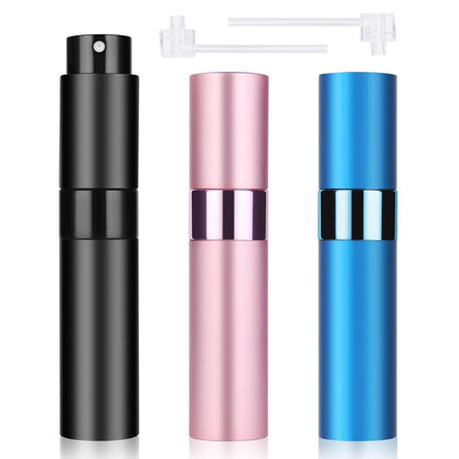 Mini Parfümzerstäuber 3er Set 10ml Nachfüllbar Reise Sprühflasche