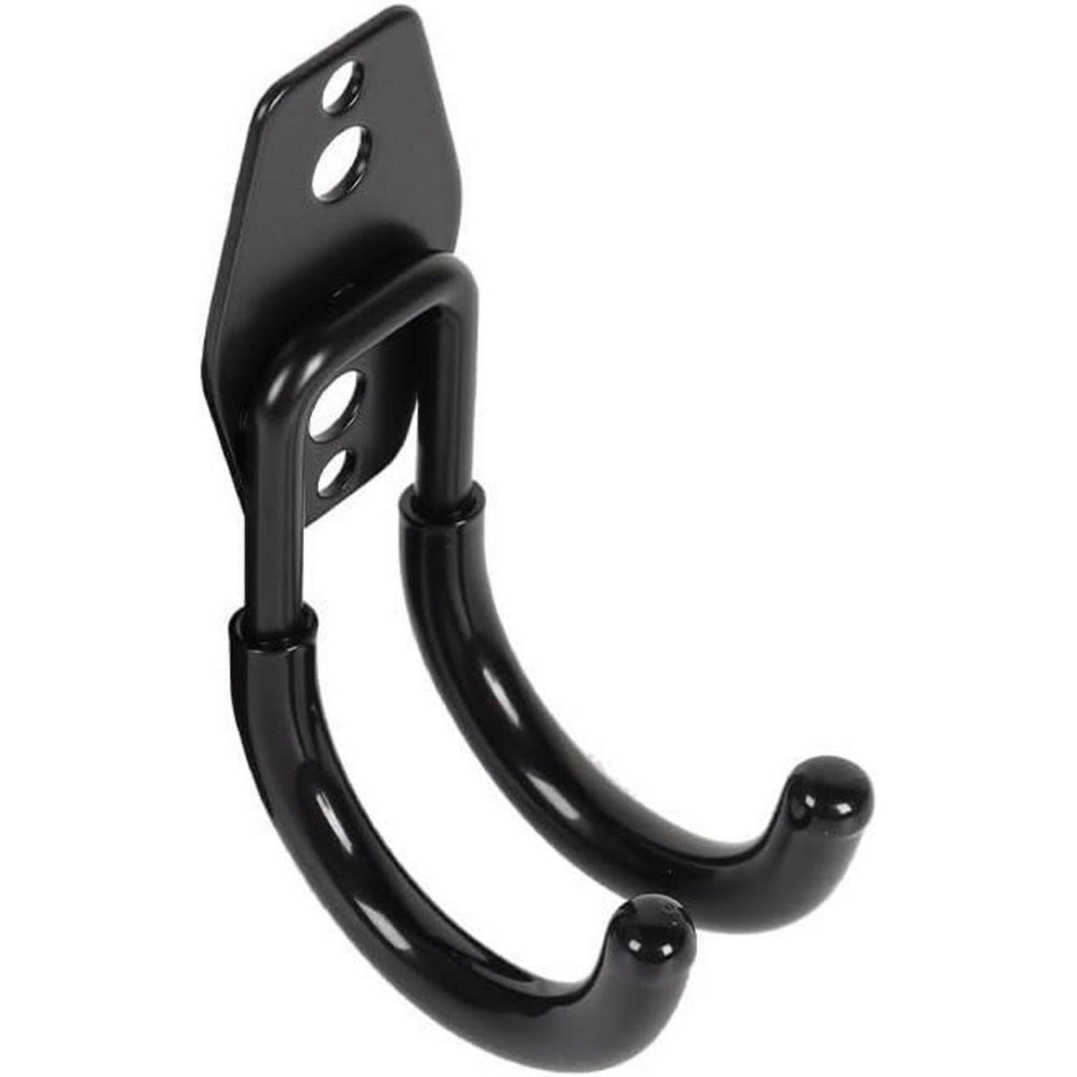 12er Pack Garagenhaken für Werkzeug, Fahrrad & Leiter (Schwarz)
