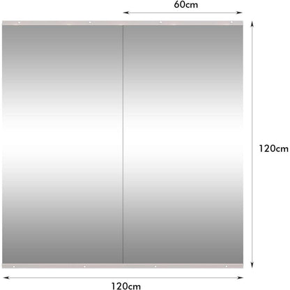 Ganzkörperspiegel 120x60cm – 2er Set für Fitness & Yoga