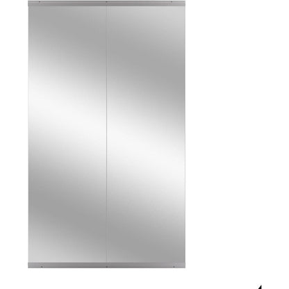 Rahmenloser Wandspiegel 140x42cm - 2er Set für Fitness & Co.