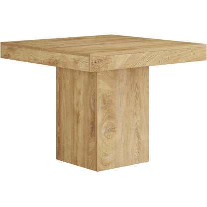 Quadratischer Esstisch 100cm – Hellbraun für 4 Personen