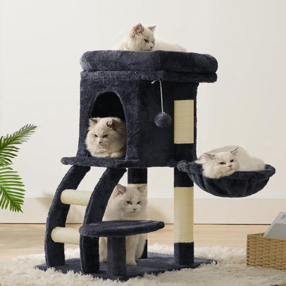 Kratzbaum Katzenbaum 75cm mit Höhle & Hängematte
