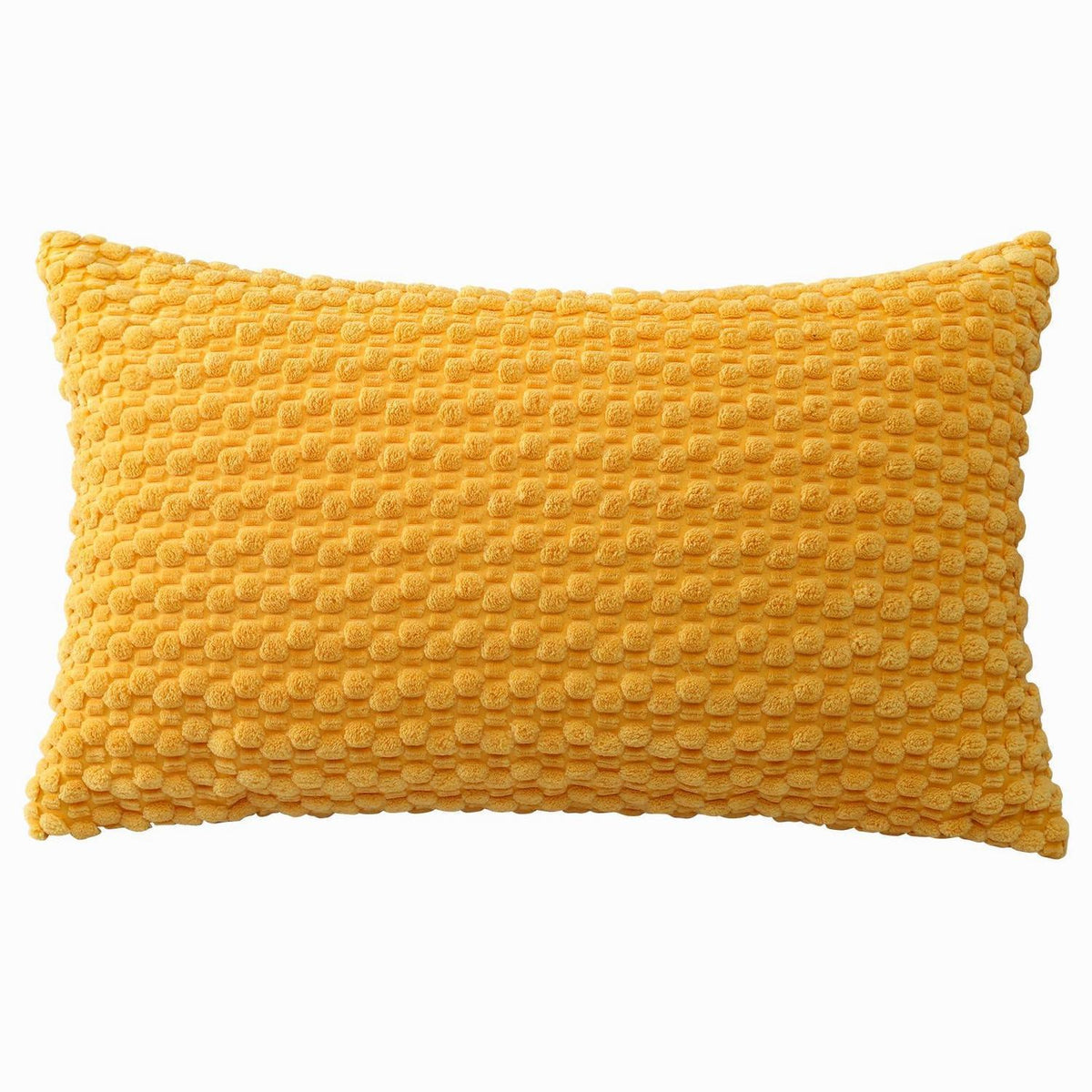 Cord Kissenbezug 30x50 cm Gelb – Boho Deko Kissenhülle