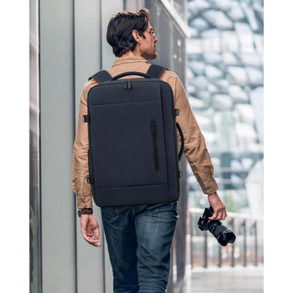 45L Handgepäck Rucksack für Flugreisen, 18 Zoll Laptop, Dunkelblau