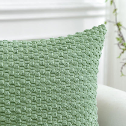Cord Kissenbezug 60x60 cm – Boho Grün