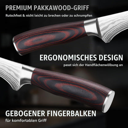 Filetiermesser 18 cm – Scharfes Ausbeinmesser aus Edelstahl