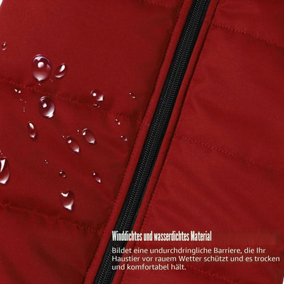 Winterhundejacke 2in1 Winddicht & Wasserdicht mit Geschirr