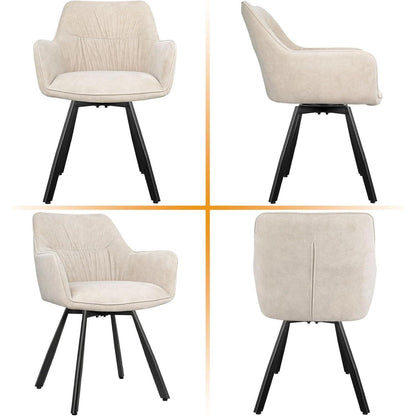 Drehbare Esszimmerstühle Set 4er – Ergonomisch & Komfortabel