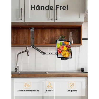 Tablet Wandhalterung 360° Drehbar, Verstellbar für iPad & Co.