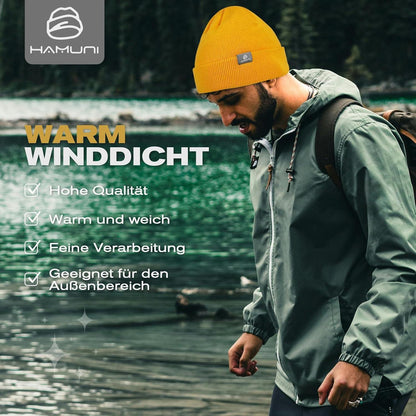 Warme Strickmütze Damen Herren Winter Beanie Mütze Unisex