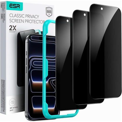 iPhone 17 Pro Max Displayschutzfolie Panzerglas Sichtschutz 3er Set