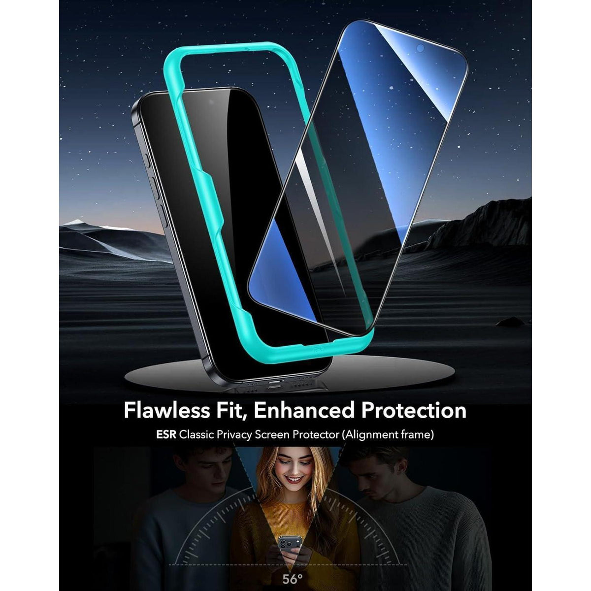 iPhone 17 Pro Max Displayschutzfolie Panzerglas Sichtschutz 3er Set