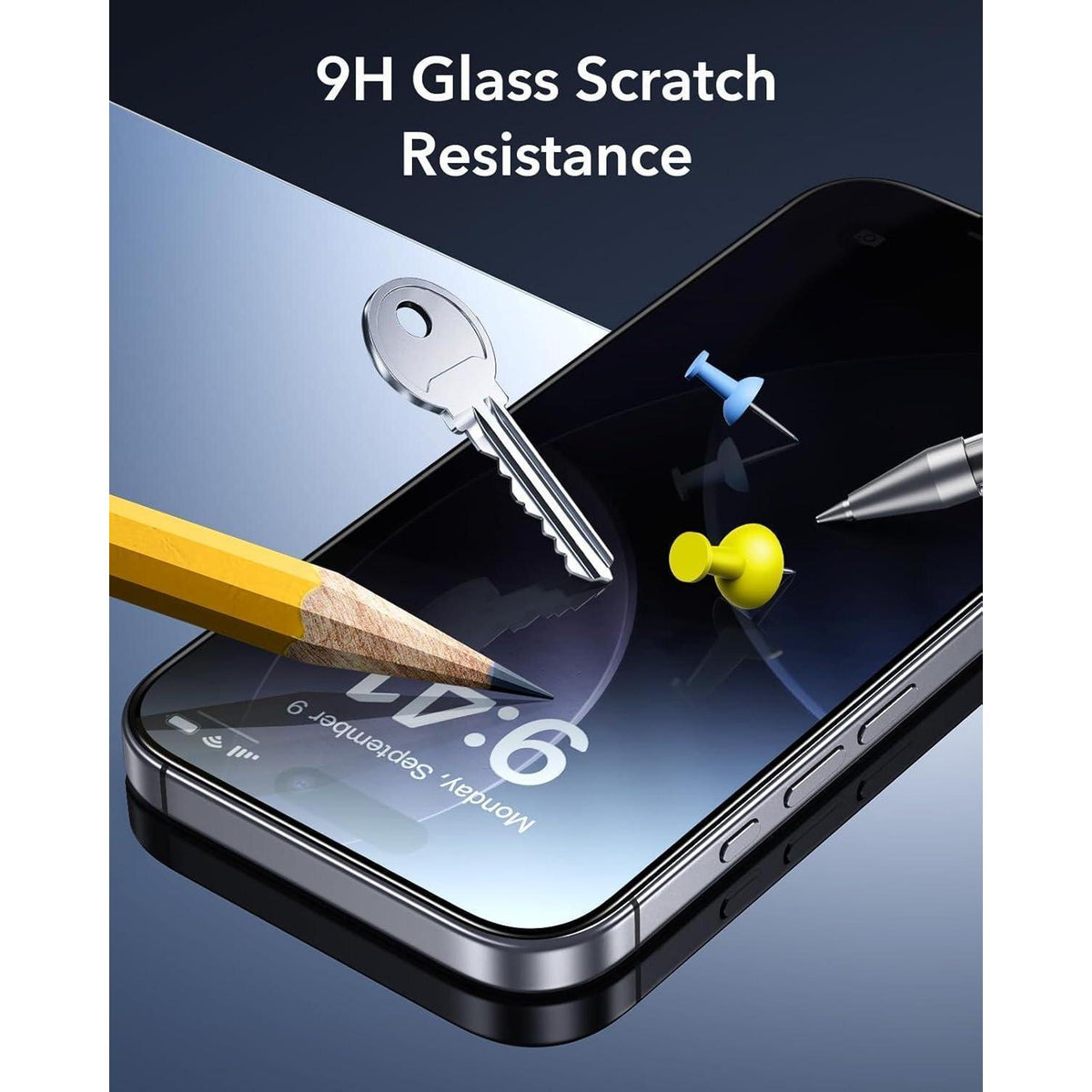 iPhone 17 Pro Max Displayschutzfolie Panzerglas Sichtschutz 3er Set