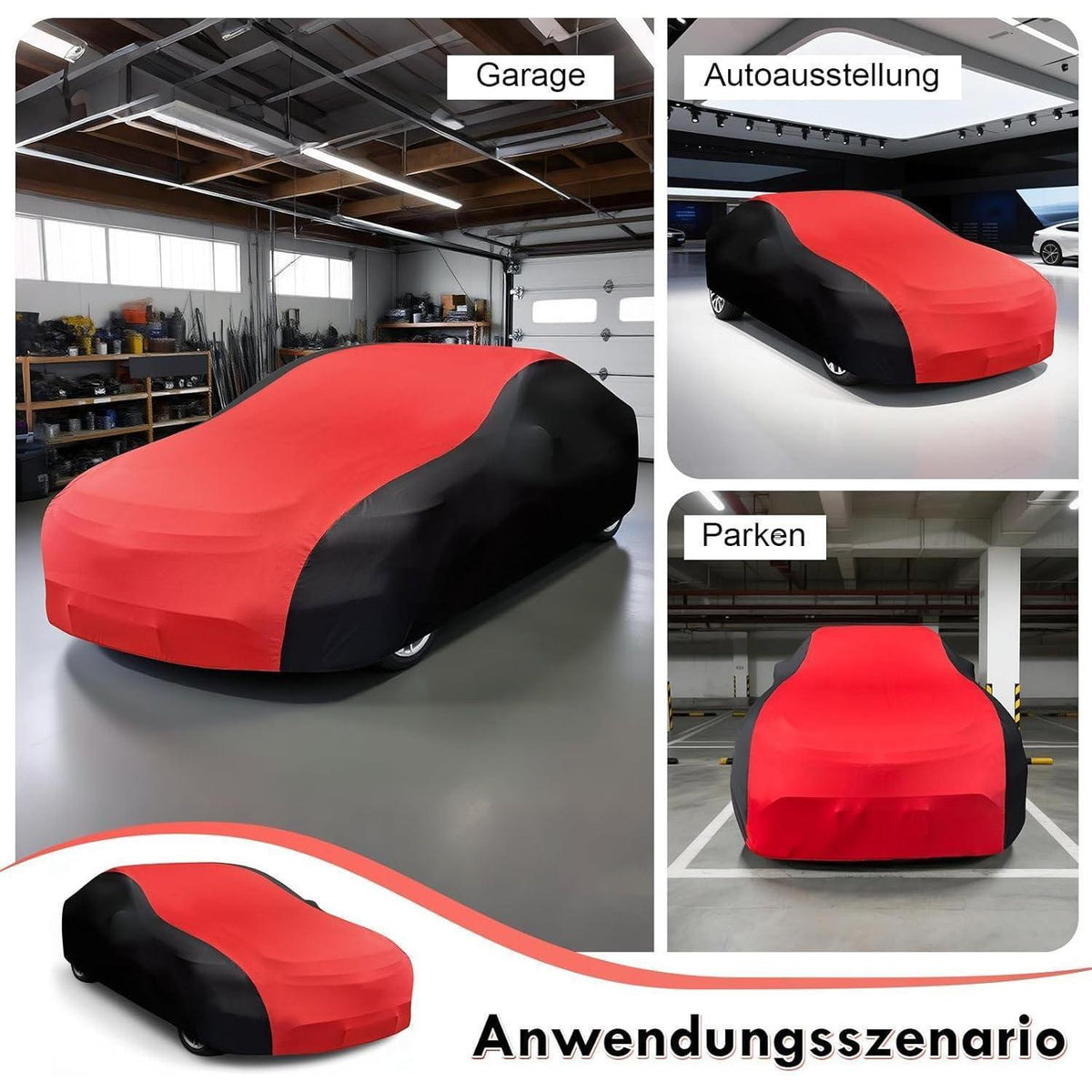 Autoabdeckung Indoor Stretch – Staubdicht & Atmungsaktiv (L)